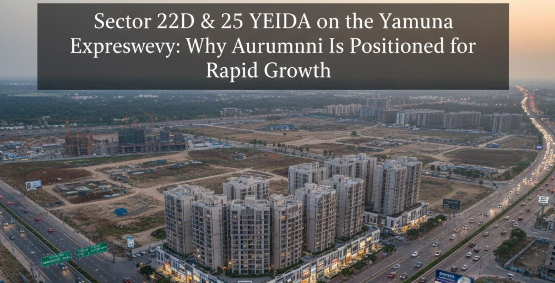 Sector 22D & 25 YEIDA on the Yamuna Expressway: Why Aurum Alumni Is Positioned for Rapid Growth